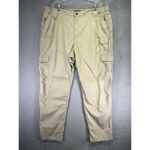 5.11 Tactical Pants Mens 44x36 Beige Taclite Pro Cargo Outdoor Workwear Ripstop